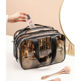 Women Portable Travel Wash Bag Female Transparent Waterproof Makeup Storage Pouch Large Capacity Cosmetic Organizer Beauty Case