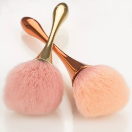 Rose Gold Powder Blush Brush Professional Make Up ..