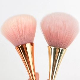 Rose Gold Powder Blush Brush Professional Make Up Brush Large Cosmetic Face Cont Cosmetic Face Cont brocha colorete Make Up Tool